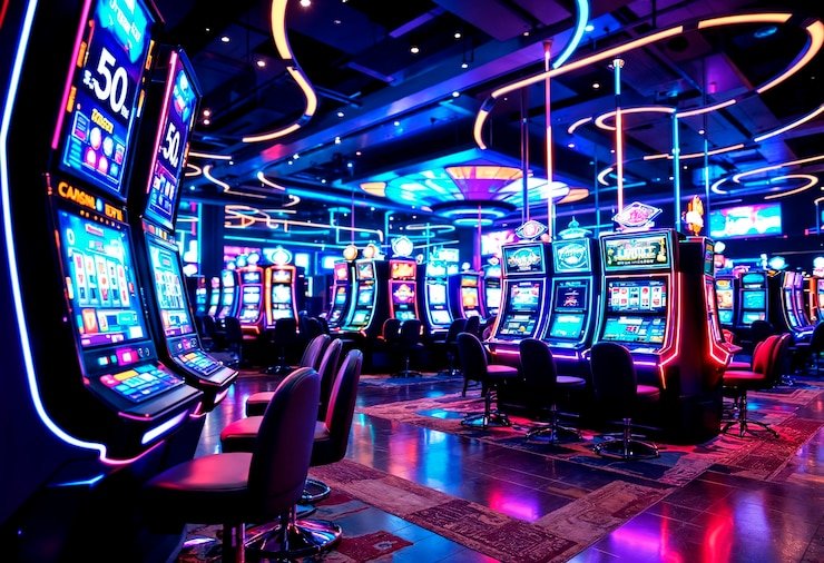 Fortune Ox slots on grand4d app showing bonus round trigger